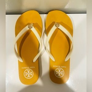 Yellow Tory Burch Sandals